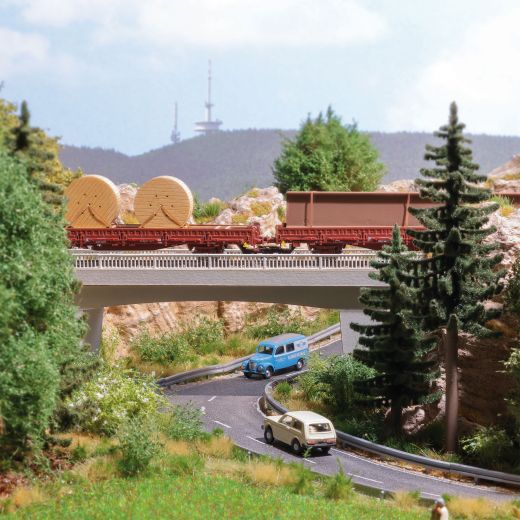 Busch 1100 Straßenüberführung H0 (Spur H0)