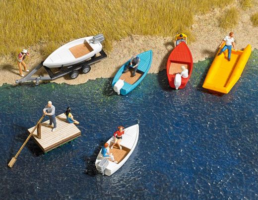 Busch 1157 Boote-Set H0 (Spur H0)