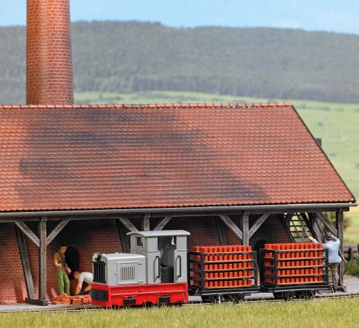 Busch 12014 Start-Set Ziegeltransport (Feldbahn)