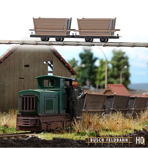 Busch 12201 2 Torfloren H0 (Feldbahn)
