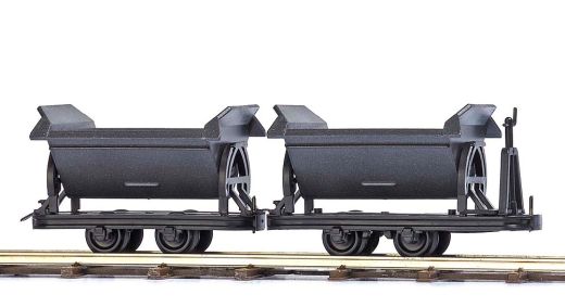 Busch 12216 2 Kipploren (Bremserbühne) H0 (Feldbahn)