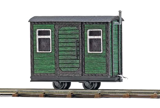 Busch 12231 Bauwagen Grün H0 (Feldbahn)