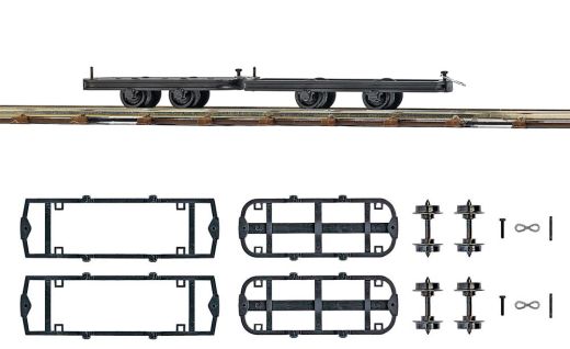 Busch 12295 Wagen-Set zum Umbauen H0 (Feldbahn)