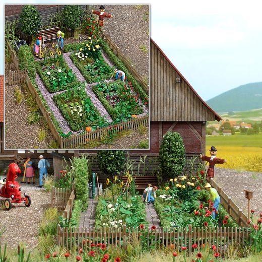 Busch 1254 Bauerngarten H0 (Spur H0)
