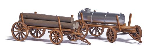 Busch 1386 2 Holzwagen H0 (Spur H0)
