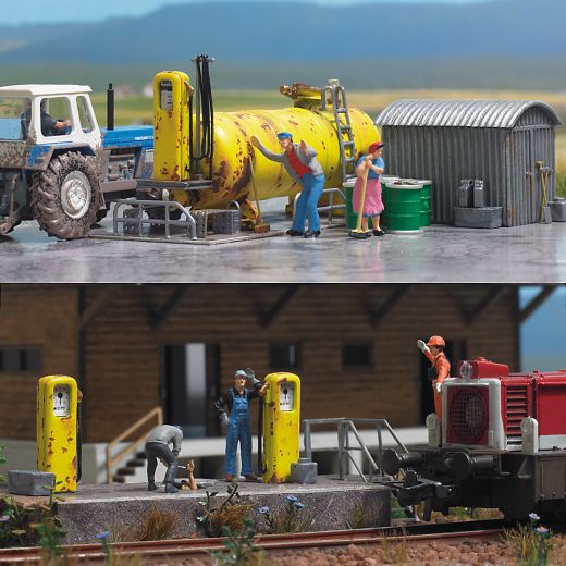 Busch 1413 Diesel-Tankstelle H0 (Spur H0)