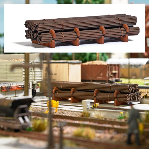 Busch 1687 Ladegut Stahlbündel H0 (Spur H0)