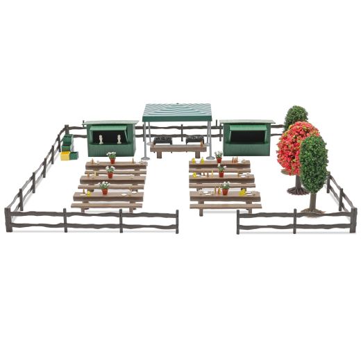 Busch 1872 Biergarten hrenbr u H0 (Spur H0)