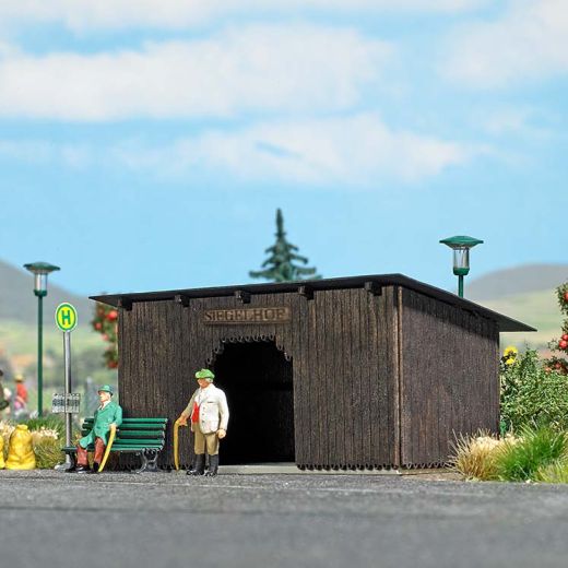 Busch 1954 Haltepunkt Siegelhof H0 (Spur H0)