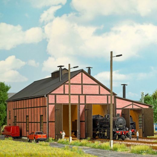 Busch 1956 Lokschuppen (Spur H0)