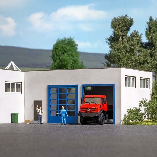 Busch 1967 Kl. Fahrzeughalle H0 (Spur H0)