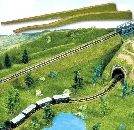 Busch 3330 2 Auffahrten H0 (Spur H0)