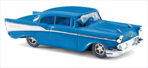 Busch 45025 Chevrolet Bel Air, Blau (Spur H0)