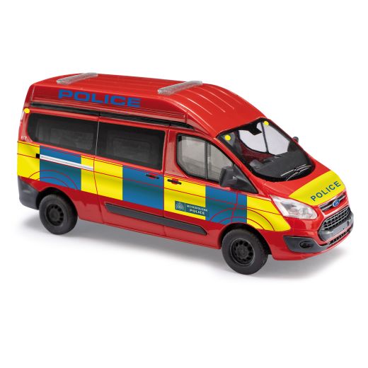 Busch 52519 Ford Transit Custom,Police En (Spur H0)