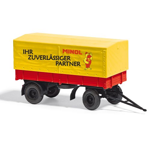 Busch 53358 IFA HL 80 Anhänger/Plane, Min (Spur H0)