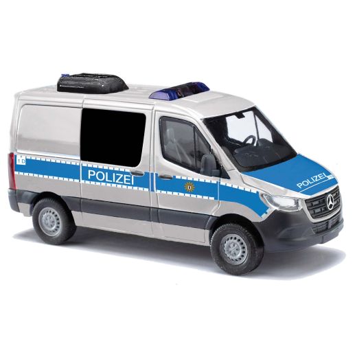 Busch 53463 Mercedes Sprinter kurz, Poliz (Spur H0)