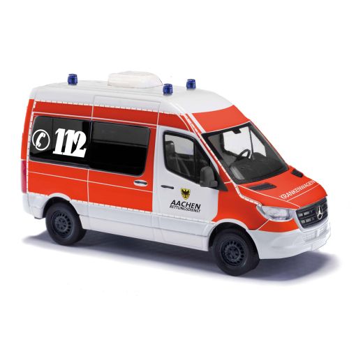 Busch 54060 Mercedes Sprinter kurz, Rettu (Spur H0)