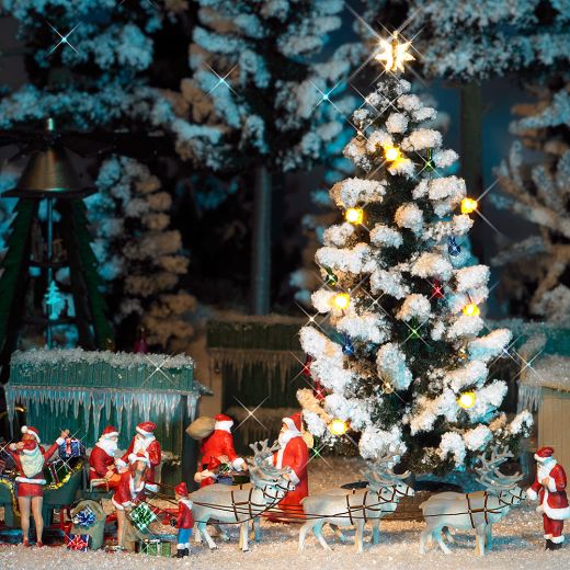 Busch 5411 Beleuchteter Weihnachtsbaum (Spur H0)
