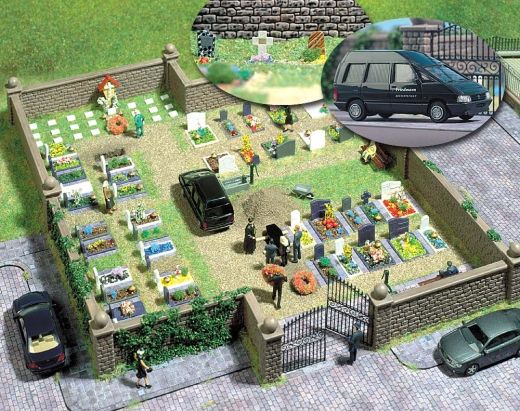 Busch 6049 Motiv-Set »Friedhof« H0 (Spur H0)