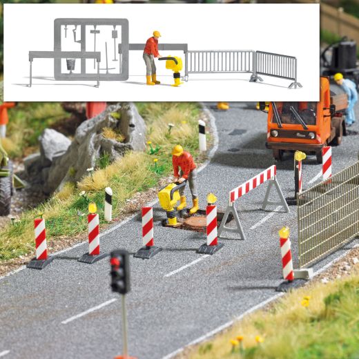 Busch 7803 A-Set:Stampfer mit Figur H0 (Spur H0)