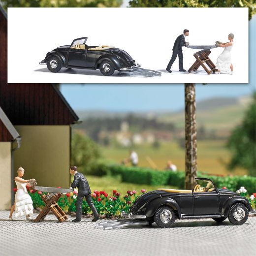 Busch 7980 A-Set: Hochzeit H0 (Spur H0)