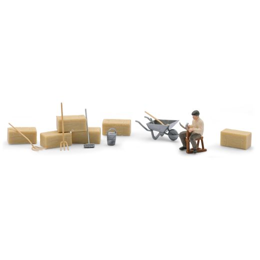 Busch 79854 Action Set: Sense dengeln (Spur H0)