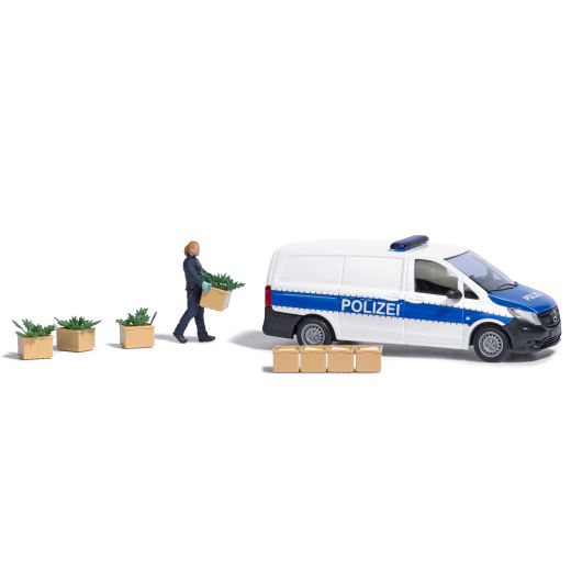 Busch 79870 A-Set: Hanf-Razzia H0 (Spur H0)