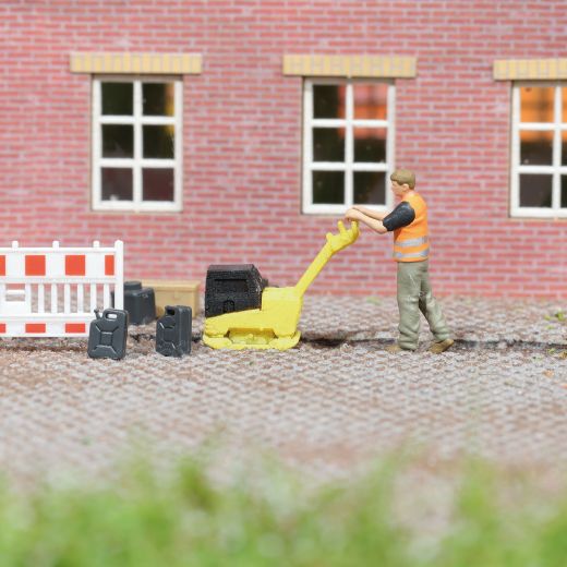 Busch 79899 A-Set: Profi an Rüttelplatte (Spur TT)