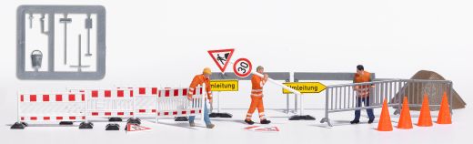 Busch 79900 A-Set:Absperrungen aufstellen (Spur H0)