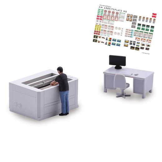 Busch 79904 Action Set: Lasermaschine (Spur H0)
