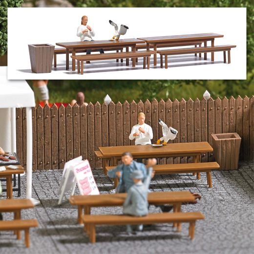 Busch 7994 A-Set: Fish ‚n‘ Chips H0 (Spur H0)