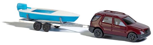 Busch 8334 Mercedes mit Boot N (Spur N)