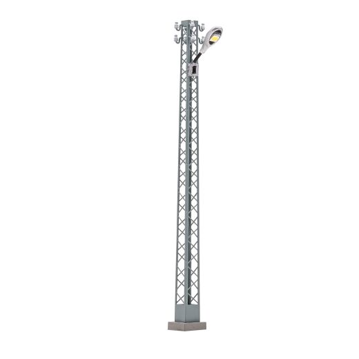 Busch 8727 Gittermastleuchte weiß oval T (Spur TT)