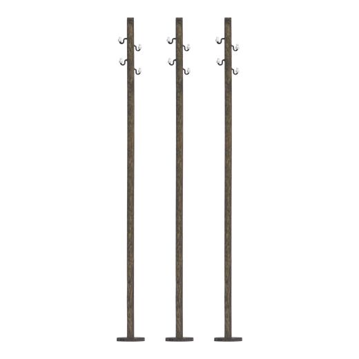 Busch 8954 Freileitung 3 Holzmasten TT (Spur TT)