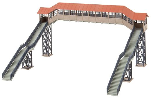 Faller 120109 Fußgängerbrücke mit Überdachu (Spur H0)