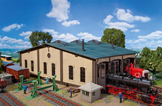 Faller 120277 Ringlokschuppen mit Antriebst (Spur H0)