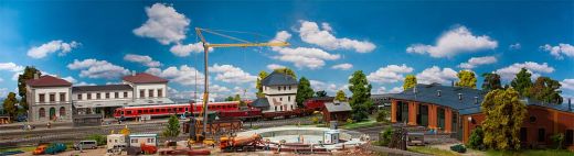 Faller 120281 Ringlokschuppen mit 12°-Teilu (Spur H0)