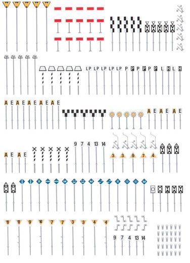 Faller 120298 Streckenschilder-Set (Spur H0)