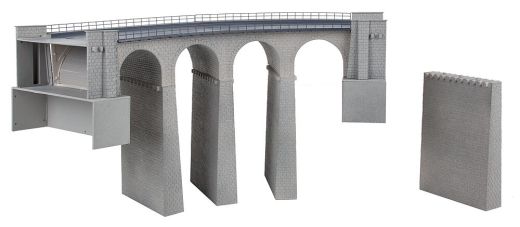 Faller 120466 Viadukt-Set, 2-gleisig, gebog (Spur H0)