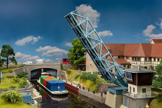Faller 120506 Klappbrücke mit Antrieb (Spur H0)