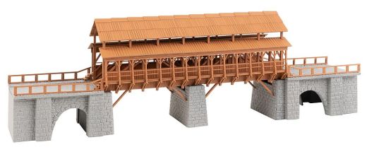 Faller 120527 Eisenbahn-Holzbrücke (Spur H0)