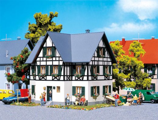 Faller 130259 Zweifamilienhaus mit Fachwerk (Spur H0)