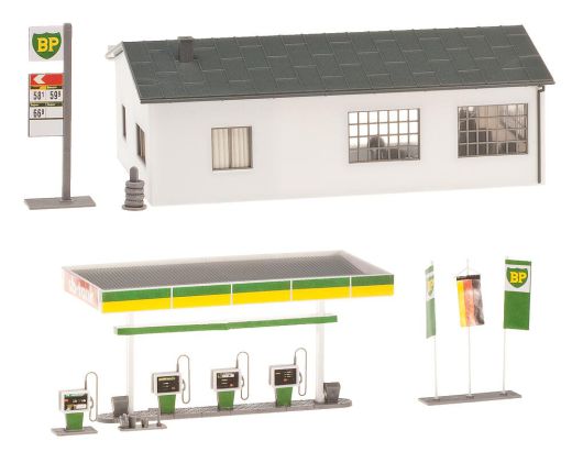 Faller 130345 Tankstelle mit Servicegebäude (Spur H0)