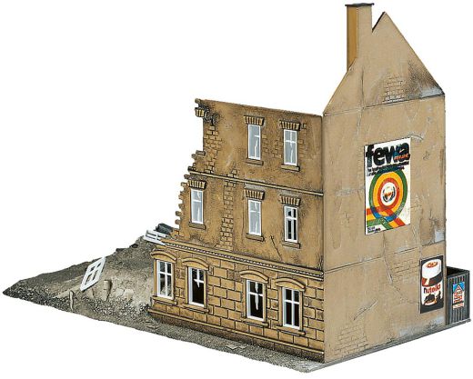 Faller 130466 Abbruchhaus mit Bagger (Spur H0)