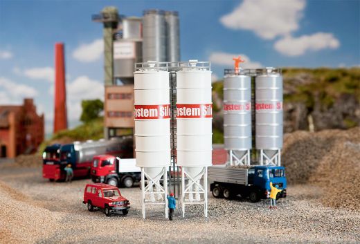 Faller 130476 2 Industriesilos (Spur H0)