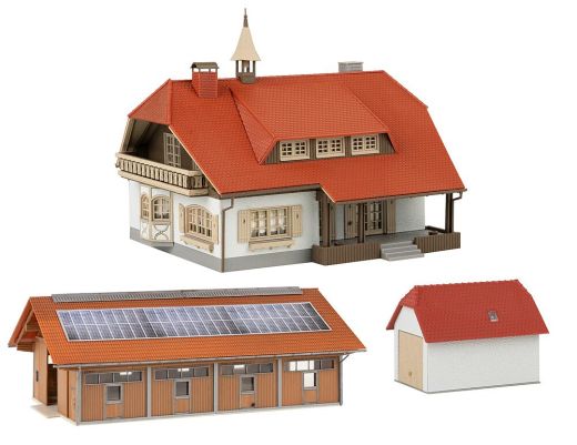 Faller 130583 Bauernhaus mit Stallung und G (Spur H0)