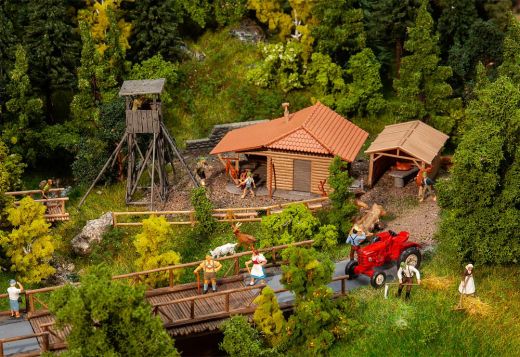 Faller 130637 Jagdhütte mit Hochsitz (Spur H0)