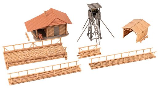 Faller 130637 Jagdhütte mit Hochsitz (Spur H0)
