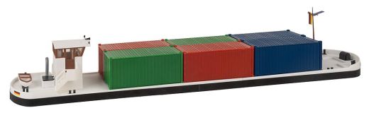 Faller 131013 Flussfrachter mit Containern (Spur H0)
