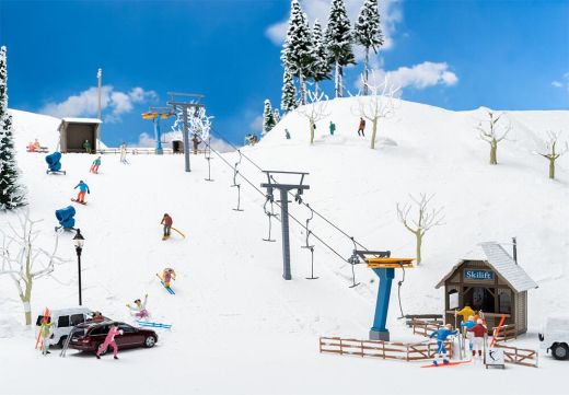Faller 134003 Schlepplift mit Kiosk (Spur H0)